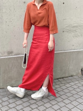 「さんぽ」｜ehさん（レディース・157cm）の夏コーディネート