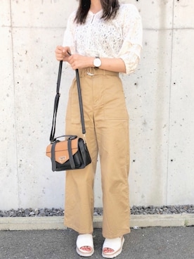 「RIP THE SWELL（リップザスウェル）のアイテム」を使った、aya...さん（レディース・156cm）の夏コーディネート
