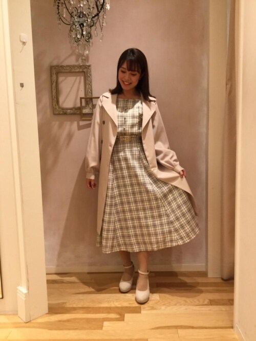 Majestic Legon マジェスティックレゴンルミネ町田店スタッフさんのトレンチコートを使ったコーディネート Zozotown