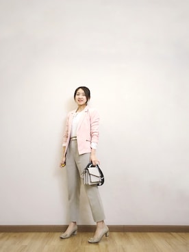 「ONLY（オンリー）のアイテム（ブルゾン）」を使った、妮娜Ninaさん（レディース・159cm）の春コーディネート