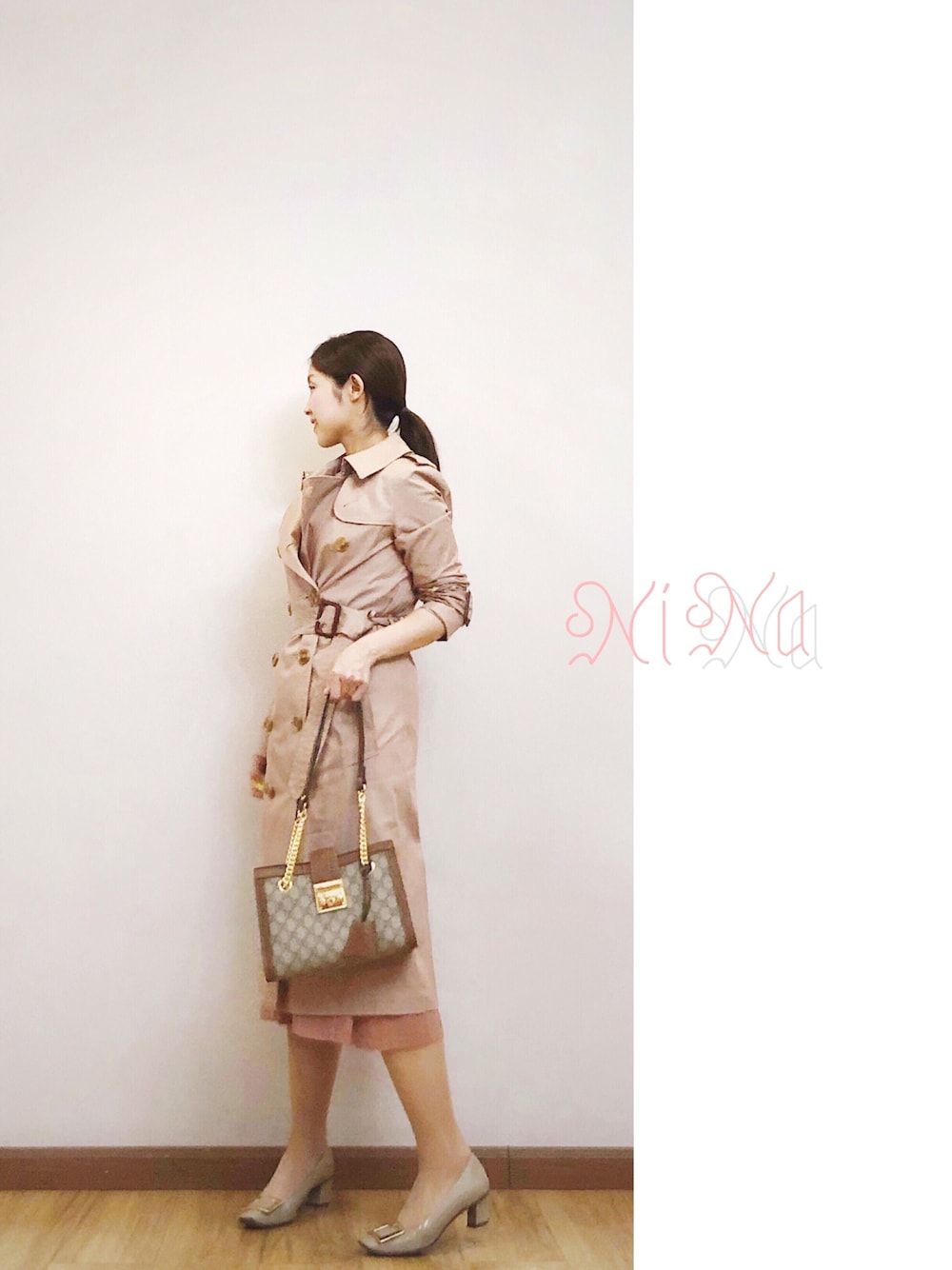 当店別注 BURBERRY ピンク トレンチコート 【公式通販】
