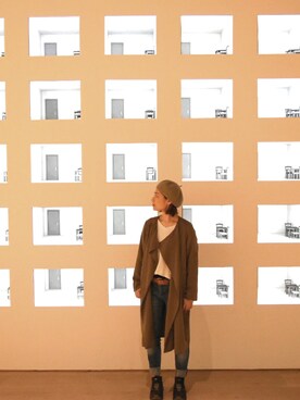 「and it_（アンドイット）のアイテム（ジャケット/アウター）」を使った、べーぬさん（レディース・153cm）の春コーディネート