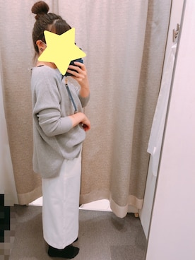 「試着」｜mng129さん（レディース・156cm）の冬コーディネート