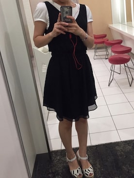 「Marc by Marc Jacobs（マークバイマークジェイコブス）のアイテム（サンダル）」を使った、haaaruuuchanさん（レディース・160cm）の夏コーディネート
