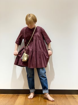 megさん（レディース・153cm）の春コーディネート