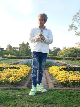「SPAO（スパオ）のアイテム（ジャケット/アウター）」を使った、NEOJAakaDJROODさん（メンズ・179cm）の春コーディネート