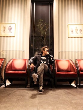 「fragment design（フラグメントデザイン）のアイテム（スニーカー）」を使った、NEOJAakaDJROODさん（メンズ・178cm）の春コーディネート