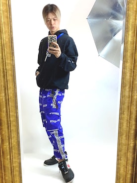 「fragment design（フラグメントデザイン）のアイテム（スウェット）」を使った、NEOJAakaDJROODさん（メンズ・178cm）の春コーディネート