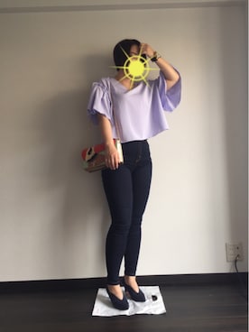 「FIG&VIPER（フィグアンドバイパー）のアイテム（腕時計）」を使った、sorさん（レディース・157cm）の夏コーディネート