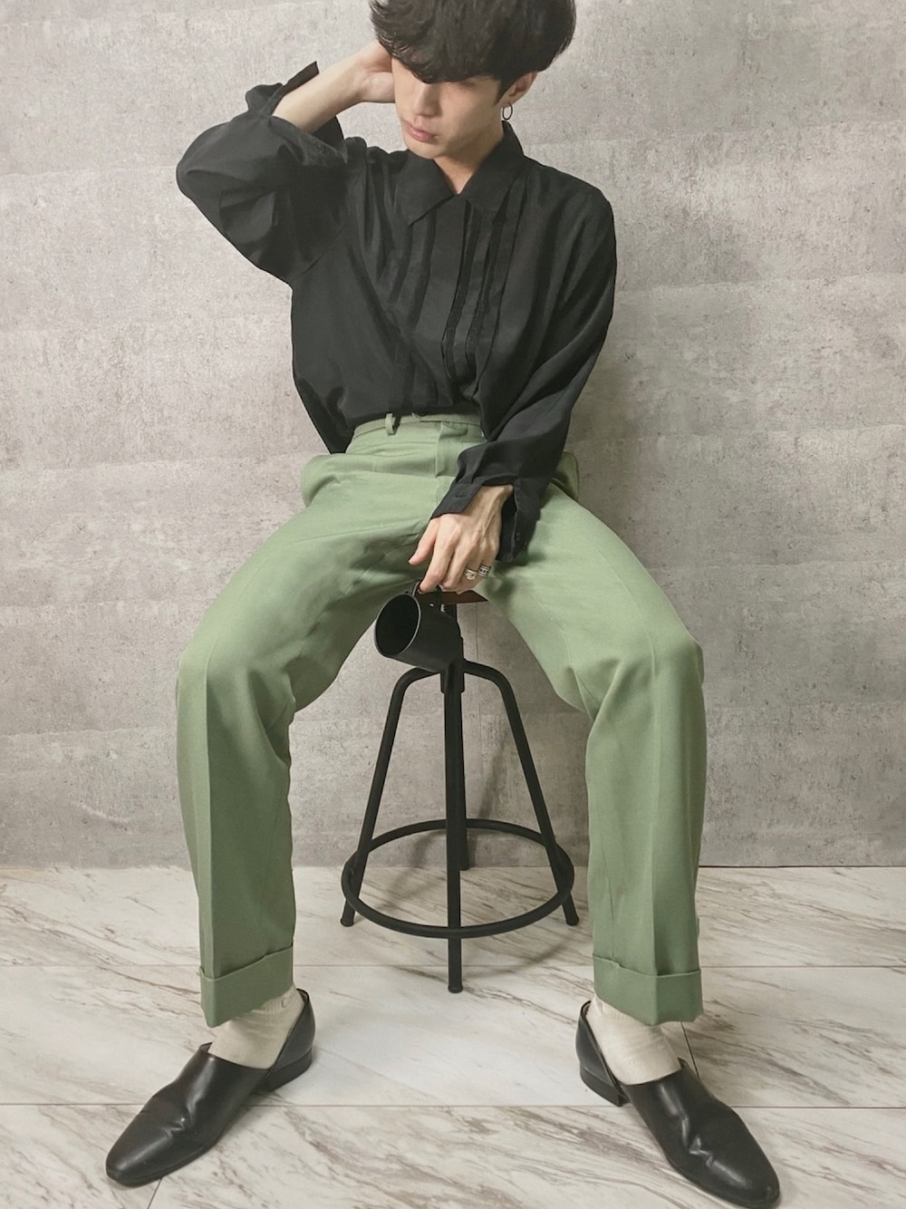 楽天市場】ミントグリーン（パンツ｜ボトムス）：レディース