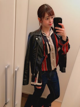 「FELTのアイテム」を使った、るっち🐾さん（レディース・160cm）の春コーディネート