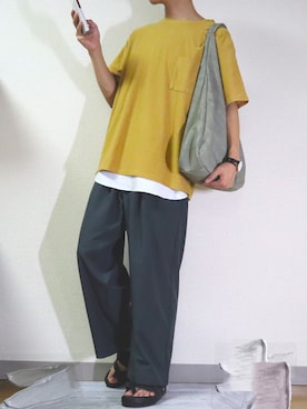 「Right-on（ライトオン）のアイテム（タンクトップ）」を使った、きょし✓さん（メンズ・172cm）の夏コーディネート