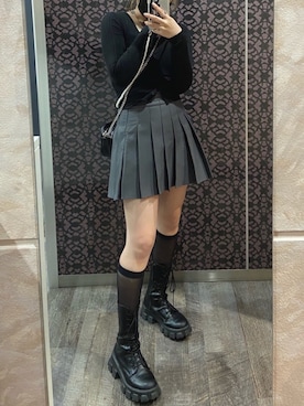 「パールアクセ」｜「アイテム（PC・スマホグッズ/家電）」を使った、asukaさん（レディース・155cm）の春コーディネート