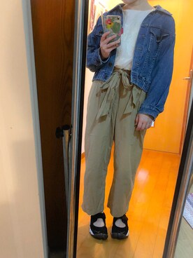 「PHEENY（フィーニー）のアイテム（ジャケット/アウター）」を使った、imyさん（レディース・152cm）の春コーディネート