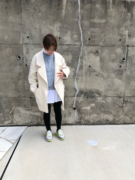 「BED&BREAKFAST（ベットアンドブレックファスト）のアイテム」を使った、imyさん（レディース・152cm）の春コーディネート