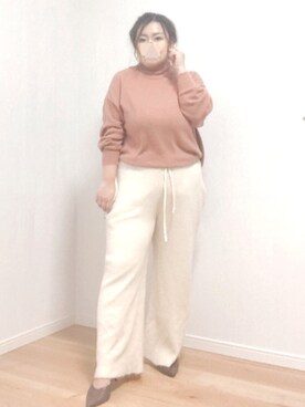 あぶーた★さん（レディース・154cm）の冬コーディネート