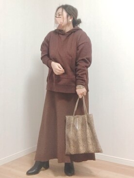 あぶーた★さん（レディース・154cm）の冬コーディネート