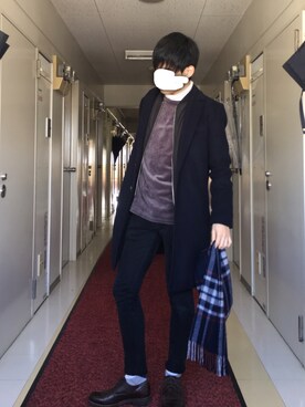 TaTsuさん（メンズ・172cm）の冬コーディネート