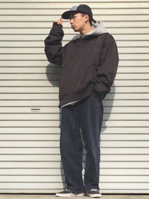 ときヲりぴーと 上西 ときヲ Global Workのパーカーを使ったコーディネート Wear