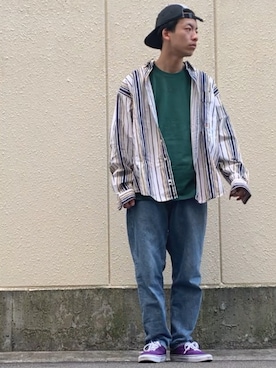 「印」｜ときヲりぴーと ときヲさん（メンズ・173cm）の冬コーディネート