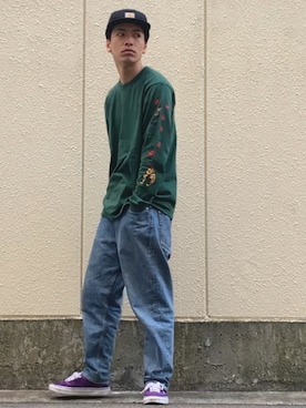 「印」｜ときヲりぴーと ときヲさん（メンズ・173cm）の冬コーディネート