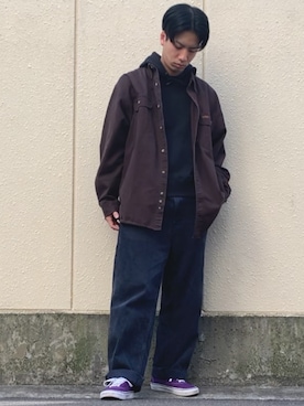 ときヲりぴーと ときヲさん(メンズ・173cm)の冬コーディネート