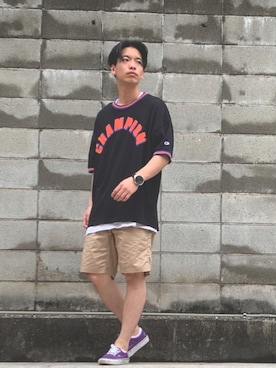 ときヲりぴーと ときヲさん(メンズ・173cm)の夏コーディネート