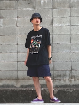 ときヲりぴーと ときヲさん（メンズ・173cm）の夏コーディネート