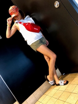 「Ungrid（アングリッド）のアイテム（その他トップス）」を使った、@iri *さん（レディース・155cm）の夏コーディネート