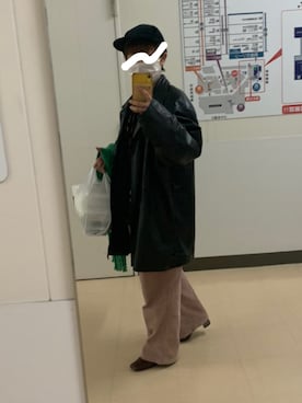 「メンズライク女子」｜「アイテム（その他アウター）」を使った、MiSaKiさん（レディース・151cm）の冬コーディネート
