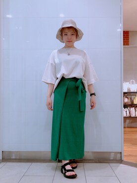 「URBAN RESEARCH（アーバンリサーチ）のアイテム（ハット）」を使った、heikoushihenkei310さん（レディース・159cm）の春コーディネート