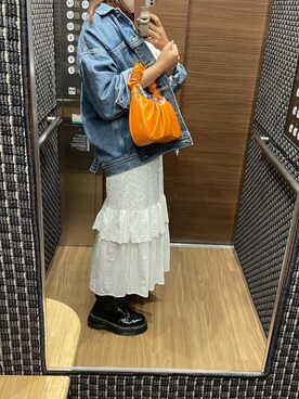 「Lee（リー）のアイテム（ジャケット/アウター）」を使った、cocoさん（レディース・151cm）の春コーディネート