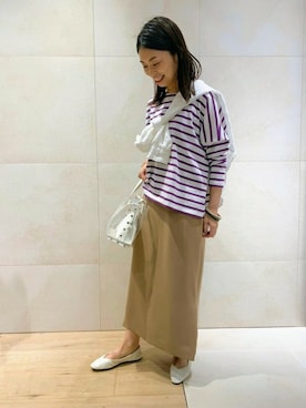 「LEMINOR（ルミノール）のアイテム」を使った、shimakoさん（レディース・159cm）の春コーディネート