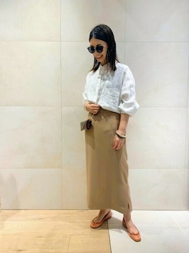 「ルージュヴィフ」｜shimakoさん（レディース・159cm）の春コーディネート