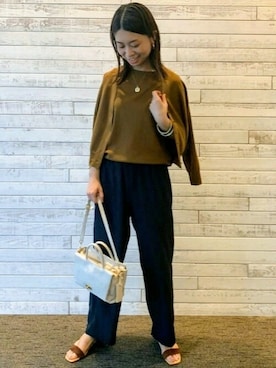 「FONCE（フォンセ）のアイテム」を使った、shimakoさん（レディース・159cm）の春コーディネート