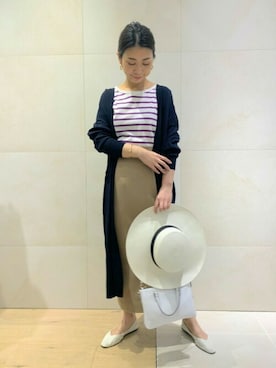 「LEMINOR（ルミノール）のアイテム」を使った、shimakoさん（レディース・159cm）の春コーディネート