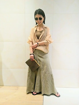 shimakoさん（レディース・159cm）の夏コーディネート