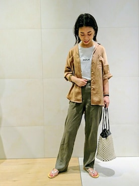 shimakoさん（レディース・159cm）の夏コーディネート