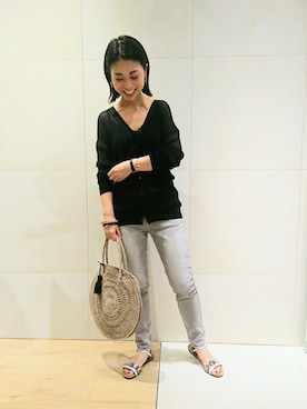 「upperhights（アッパーハイツ）のアイテム」を使った、shimakoさん（レディース・159cm）の夏コーディネート