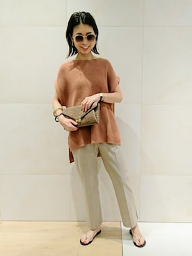 「NICOLAS LAINAS（ニコラスライナス）のアイテム」を使った、shimakoさん（レディース・159cm）の夏コーディネート