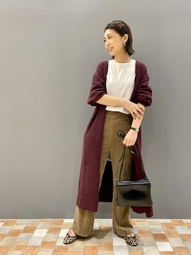 「FONCE（フォンセ）のアイテム」を使った、shimakoさん（レディース・159cm）の秋コーディネート