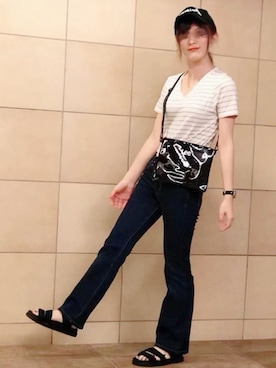 リーナさん（レディース・158cm）の夏コーディネート