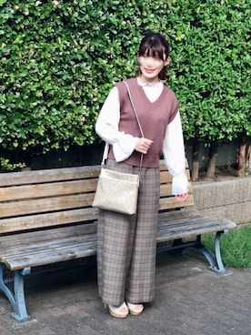 リーナさん（レディース・158cm）の秋コーディネート