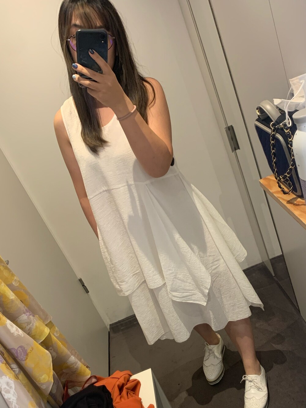 「COSのアイテム（ワンピース、ホワイト系）」を使った、tinyeeさん（レディース・160cm）の夏コーディネートの1枚目の写真