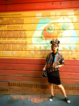 福田愛さん（レディース・163cm）の秋コーディネート