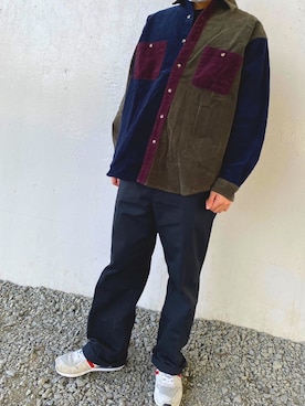 「BEAMS（ビームス）のアイテム（その他アウター）」を使った、fourierさん（メンズ・170cm）の春コーディネート