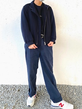 「SELECT.（セレクト）のアイテム（ジャケット/アウター）」を使った、fourierさん（メンズ・170cm）の春コーディネート