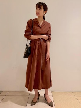 「ONE-PIECE」｜kawamura_sさん（レディース・164cm）の夏コーディネート