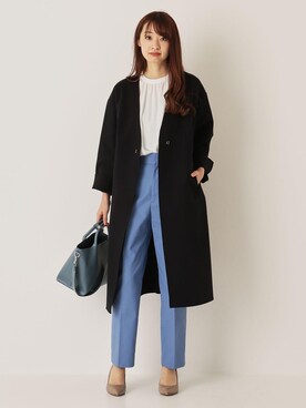 「green label relaxing（グリーンレーベルリラクシング）のアイテム（その他アウター）」を使った、kawamura_sさん（レディース・164cm）の冬コーディネート