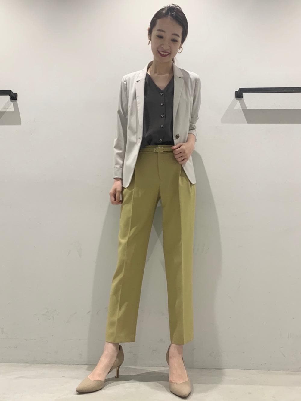 美品 グリーンレーベルリラクシング 手洗い可能 テーラードジャケット とろみ素材 green label relaxing（グリーンレーベルリラクシング）の